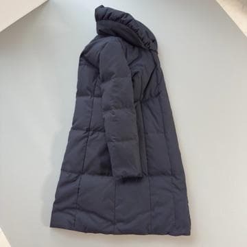 イネド　INED ダウンコート ネイビー　ショールカラー　軽量 暖かい　M 美品_画像5