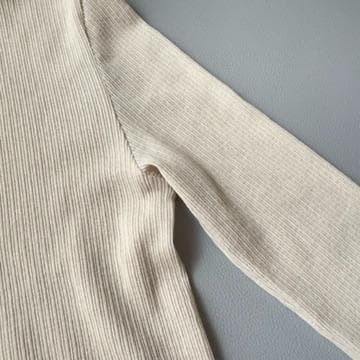 ロンハーマン　Ron Herman リブ ハイネック トップス　ベージュ　美品_画像7