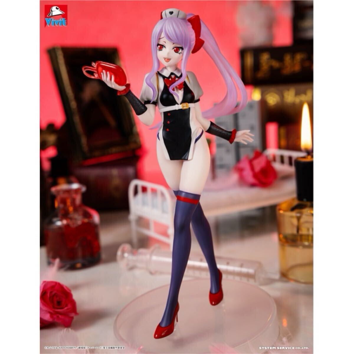 【新品未開封・送料無料】オーバーロード Vivitフィギュア シャルティア・ブラッドフォールン ナース_画像1