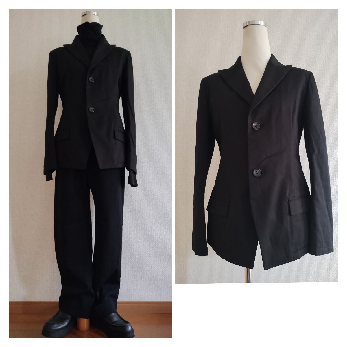 【未使用品】yhoji yamamoto+NOIR ノアール スッキリ暖かジャケット☆_画像1