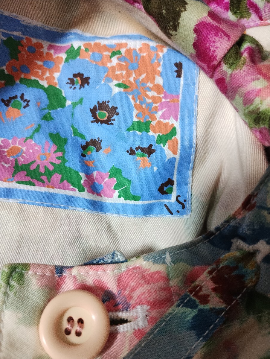 IS アイエス 花柄ブルゾン☆美品 激レア_画像4