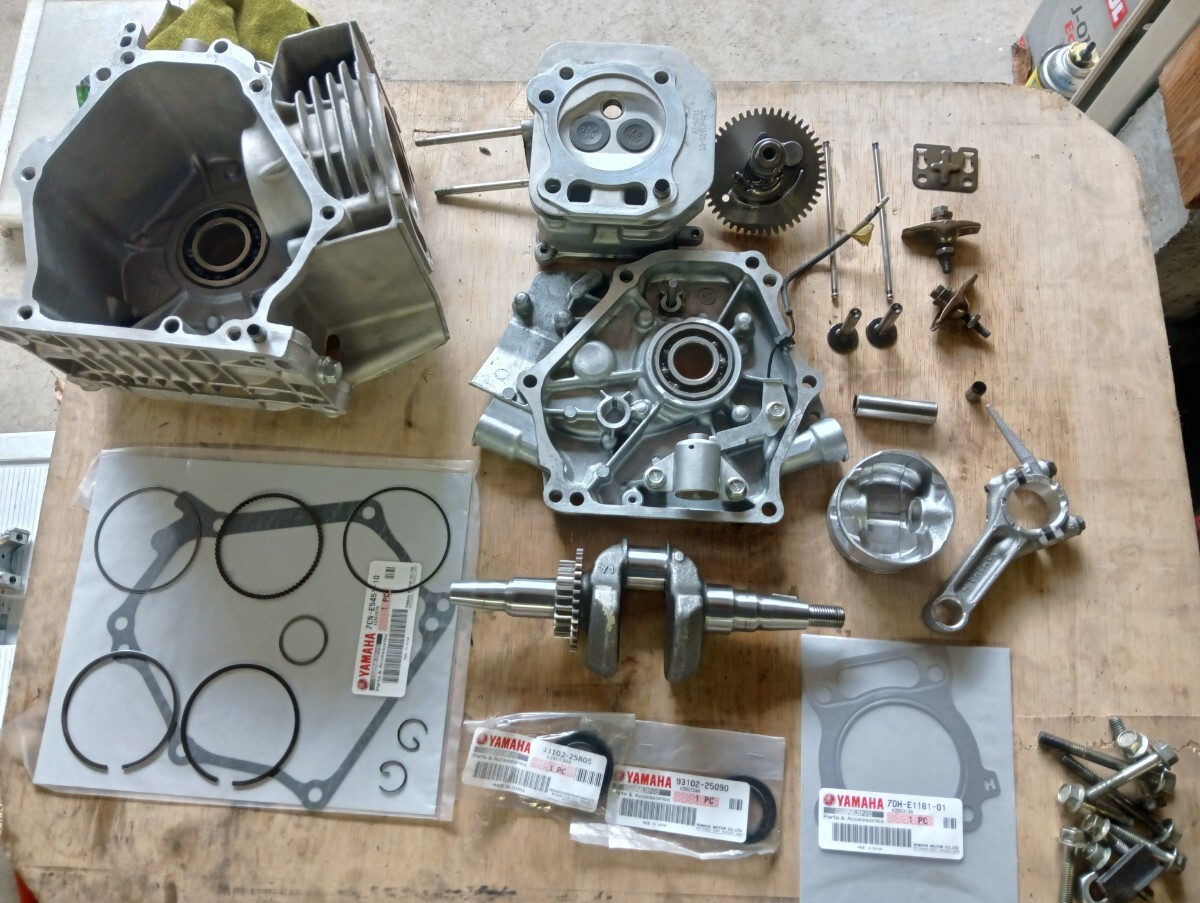 ヤマハ　YAMAHA　MZ200 セル付き　エンジン　　　MZ200RKC レーシングカート　コンバート　　IEG2801M　GA2800es-iv2_画像9