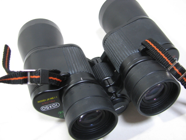 双眼鏡 美品 ビクセン Vixen ASCOT ZR TYPE 10X50 WIDE FULLY MULTI B4 ケース付 日本製_画像9