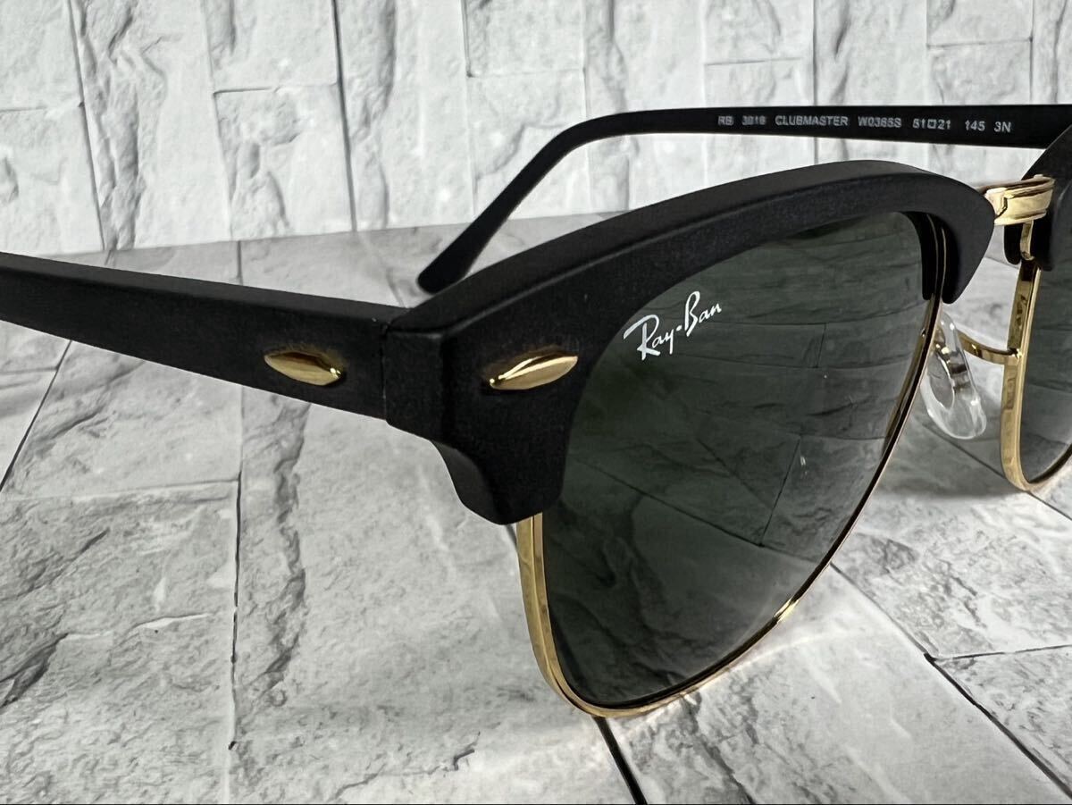 Ray-Ban レイバン　サングラス　クラブマスター　ブラック　 CLUBMASTER 未使用　3_画像5