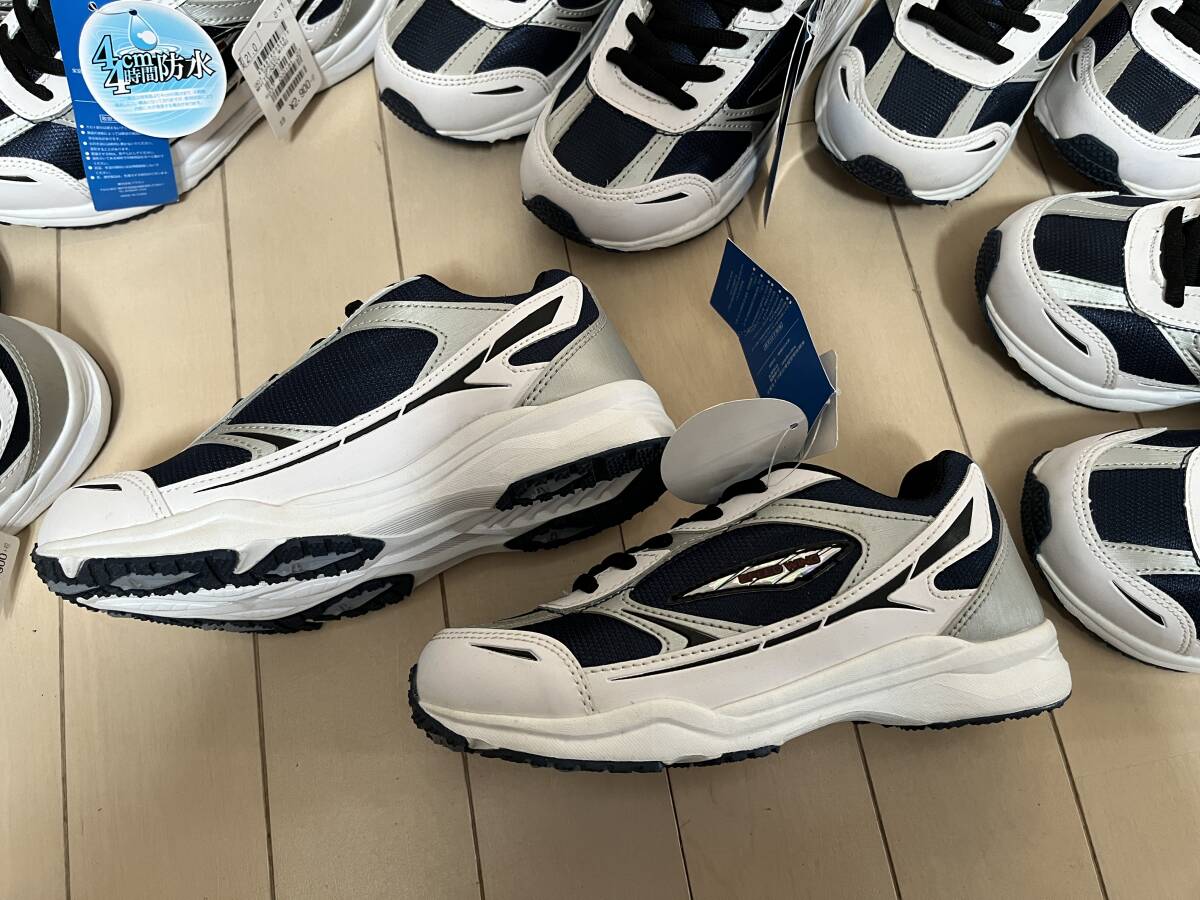  ребенок обувь 21cm SPEED WING*4cm4 час водонепроницаемый шнурок спортивная обувь темно-синий 8 пара совместно 