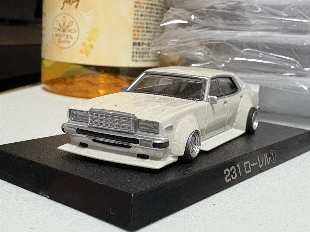 廃版 アオシマ 1/64 グラチャン 231 ローレル 足回り加工済 カスタム AOSHIMA 日産 シャコタン 旧車 族車 ワークス ミニカー_画像4
