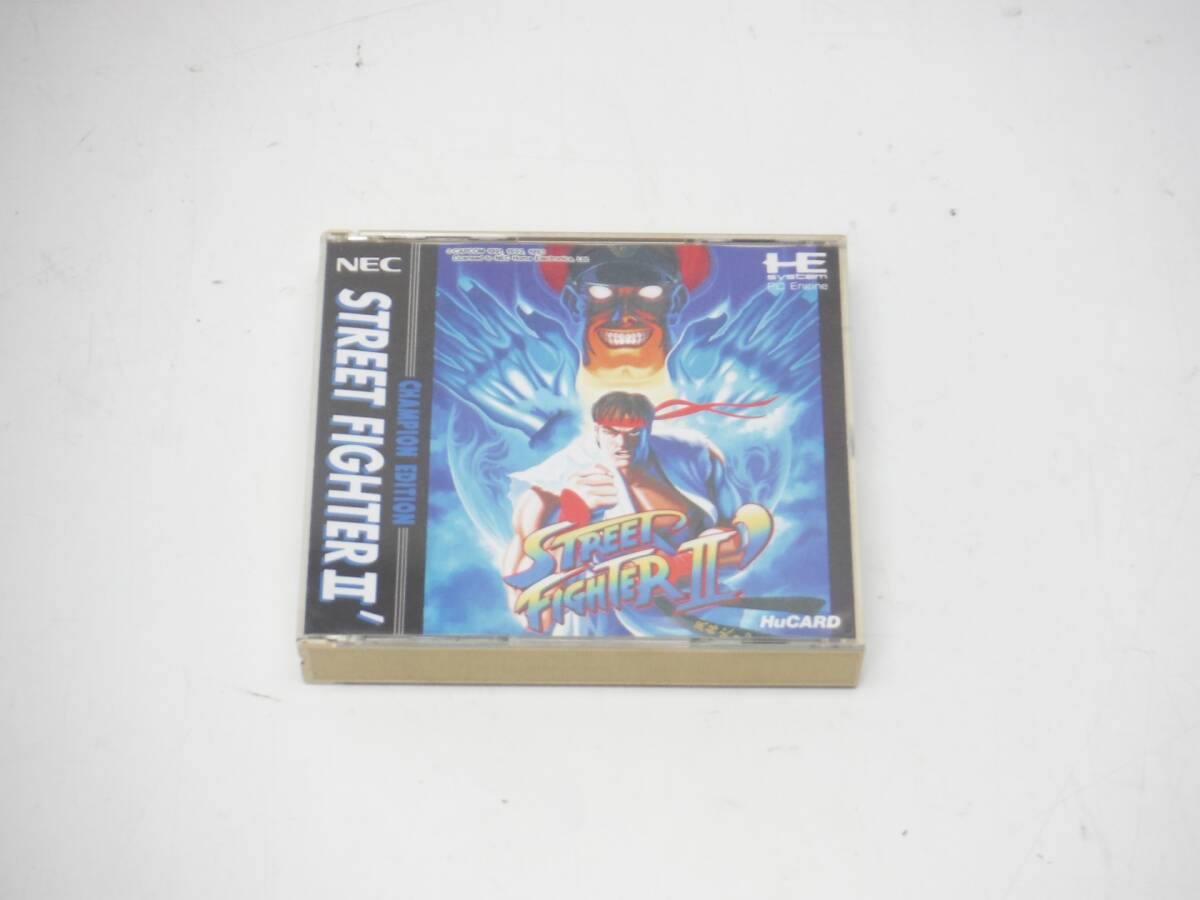 PCE PCエンジン ソフト ストリートファイターⅡダッシュ B_画像1