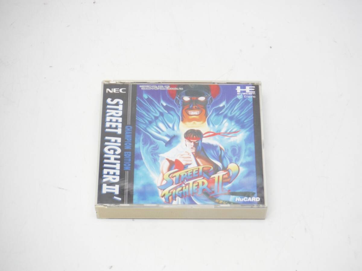 PCE PCエンジン ソフト ストリートファイターⅡダッシュ C_画像1