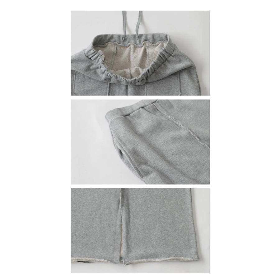 <未使用品>antiqua アンティカ 裏毛スカート ブラック_画像4