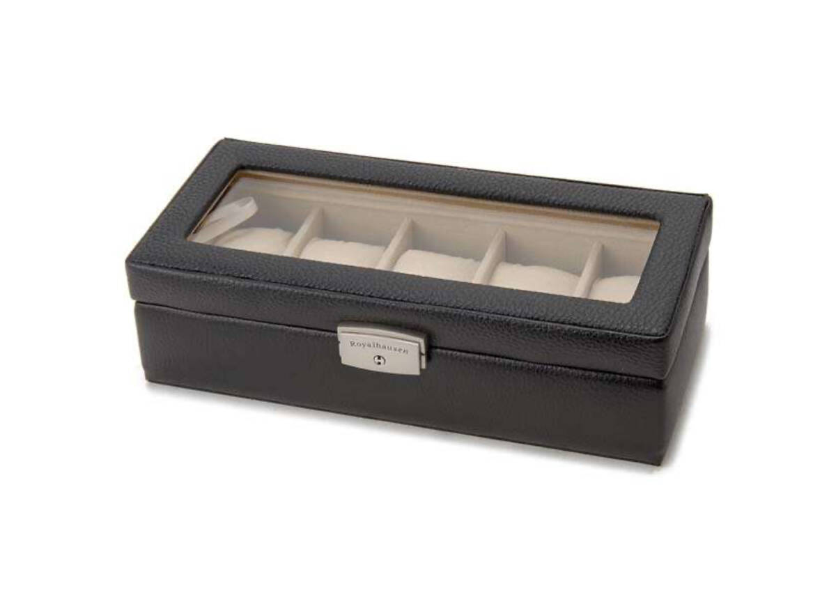 ロイヤルハウゼン 牛革製時計ケース（5本用） 189994_画像1