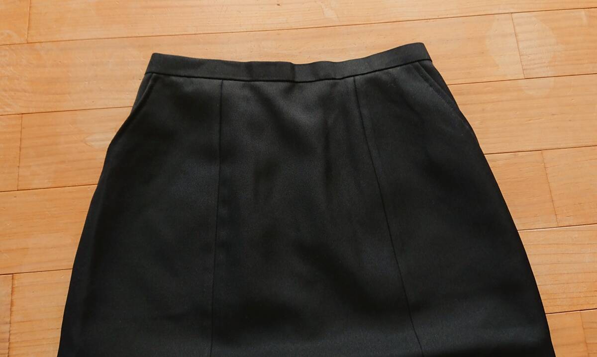 ニッセン★ナチュラルベーシック・ビジネススカート・ブラックL★タグ付き_画像3