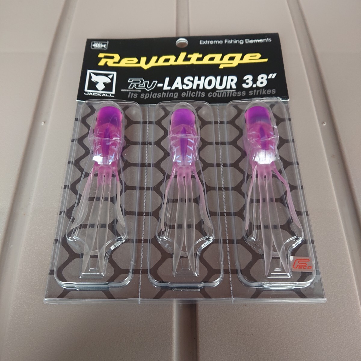 パッケージに凹み有り ジャッカル リボルテージ RVラッシュアワー3.8 クリアーピンクナチュラル_画像1