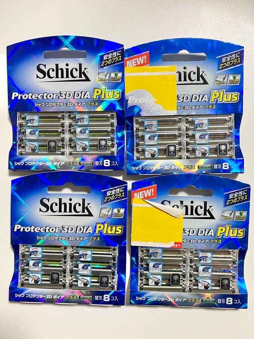 シック プロテクター3Dダイア プラス 替刃8個【4つ】_画像1