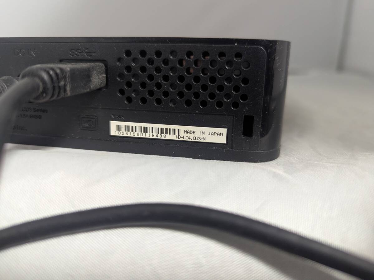 BUFFALO バッファロー DriveStation USB外付けハードディスク 4TB HDD HD-LC4.0U3/N【管理番号：I】_画像2