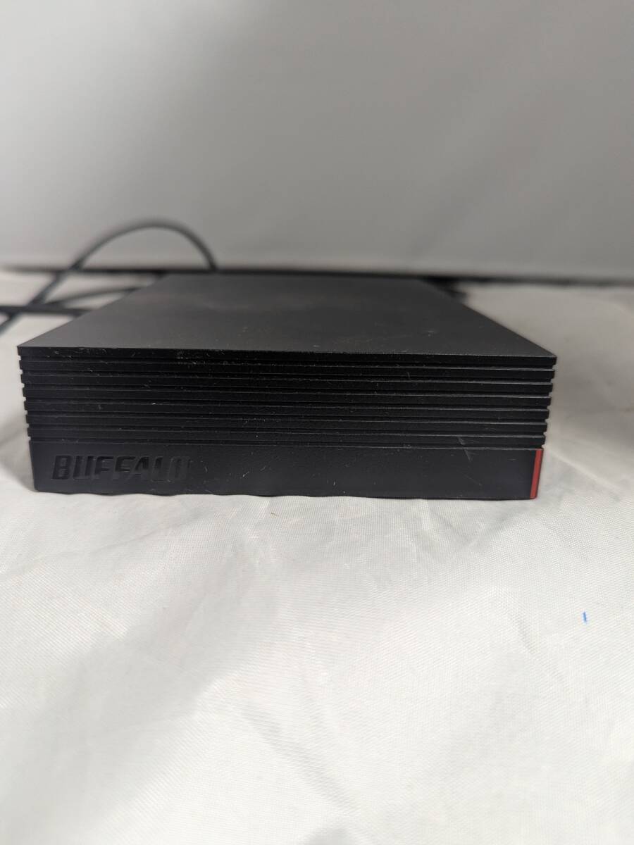 BUFFALO HD-EDS4U3-BC 本体 外付けハードディスク HDD 4TB 接続ケーブル アダプタ_画像2