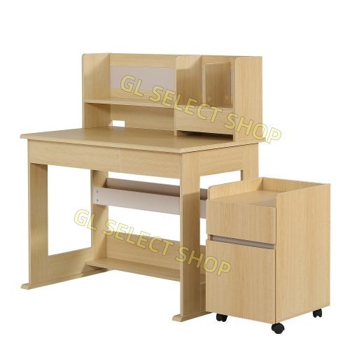[ стол только * стул нет ] письменный стол Junior компьютерный стол ребенок из дерева книжная полка имеется стол с роликами . ребенок симпатичный 