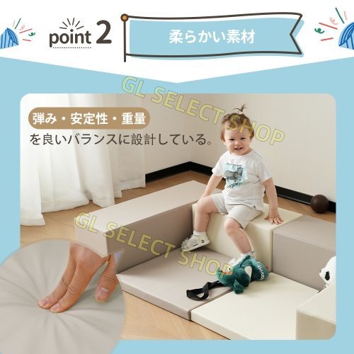 [ бежевый x Brown ] игрушка soft блок a потертость шик подушка текстильный большой скольжение шт. ... Kids ребенок Рождество подарок 