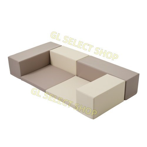 [ бежевый x Brown ] игрушка soft блок a потертость шик подушка текстильный большой скольжение шт. ... Kids ребенок Рождество подарок 