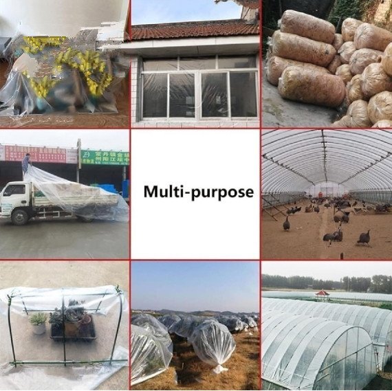  высокое качество прозрачный пластик плёнка крыша для парник изменение сиденье небо занавес PE покрытие толщина 0.12mm. долговечность las шик плёнка растения культивирование ширина 6m× длина 20m