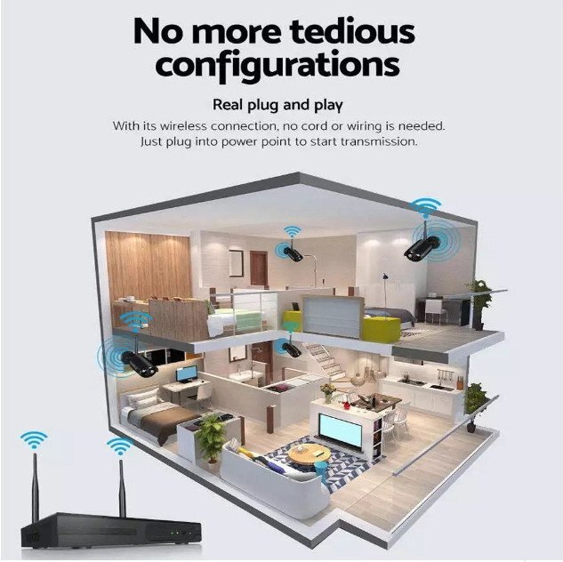 2025 последняя модель * камера системы безопасности комплект 8 шт. камера 500 десять тысяч пикселей наружный IP66 водонепроницаемый .. мониторинг & перемещение body обнаружение ночное видение фотосъемка WIFI 1TB. жесткий диск имеется (A980)