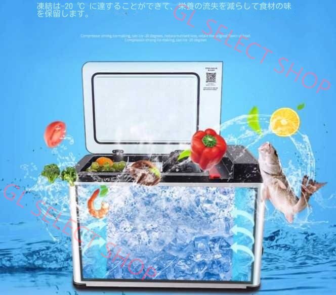 2025 новейший VERSION автомобильный рефрижератор 20L портативный холодильник -22*C~+20*C регулировка компрессия машина рефрижератор для маленький рефрижератор cooler-box для бытового использования автомобильный 12V/24V/110V