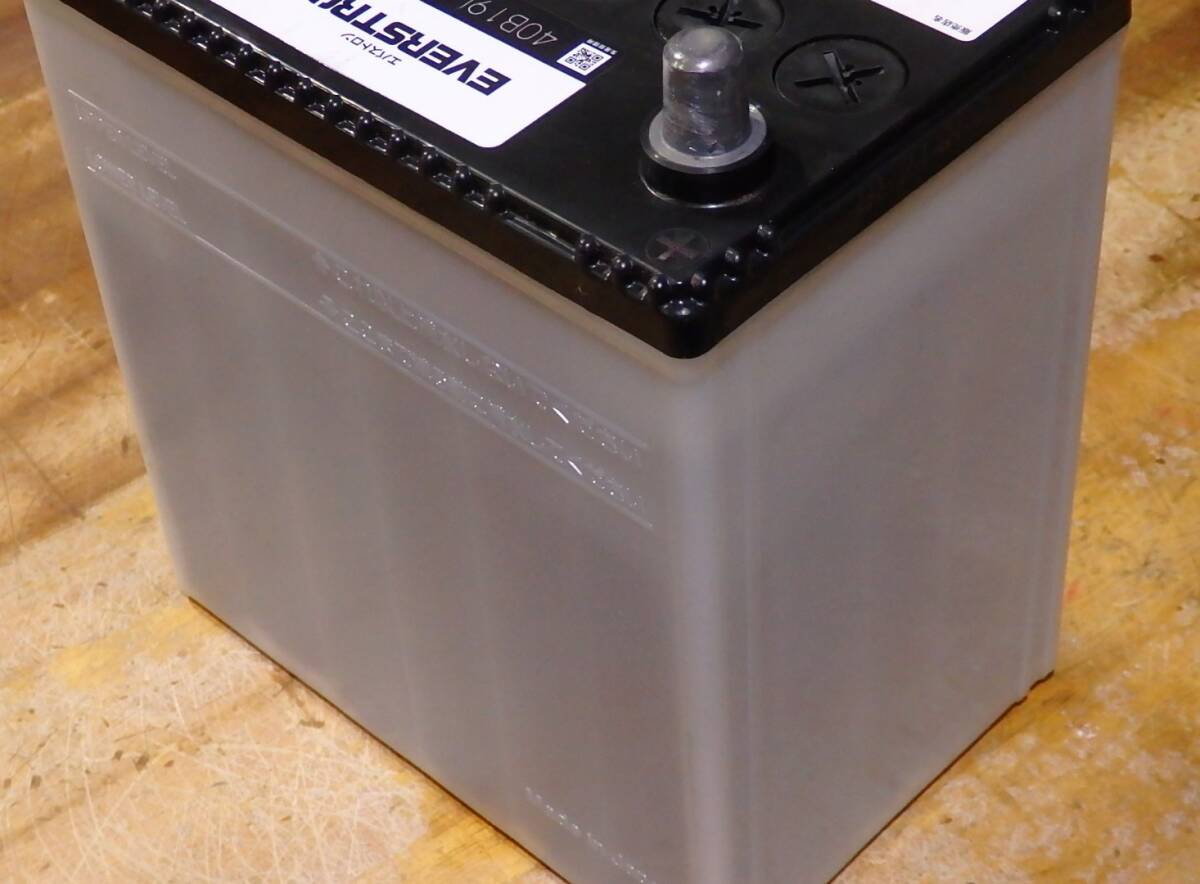 即決 2025年製 極上 中古 バッテリー エバストロン オートバックス パナソニック 40B19L Panasonic (38B19L 36B19L_画像4