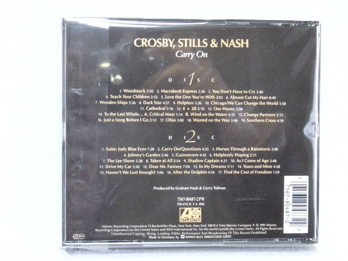 ＜美品＞　クロスビー,スティルス＆ナッシュ　CROSBY,STILLS & NASH 　/　Carry On　　（CD2枚組）　　輸入盤　　（CSNY)_画像6