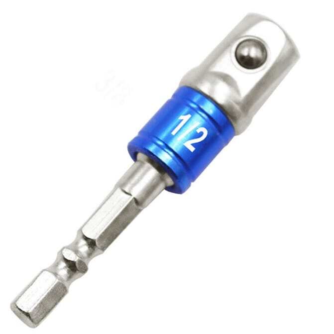 安い！カラフルで分かりやすい！ソケットアダプター3本セット！ 差込角 6.35(1/4)・9.5(3/8)・12.7(1/2)_画像5