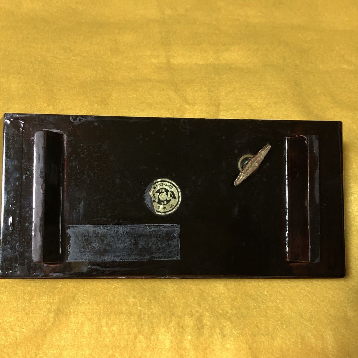  драгоценнный камень коробка из дерева Showa Retro музыкальная шкатулка ( искривление глаз неизвестен ) бардачок jue Reebok s