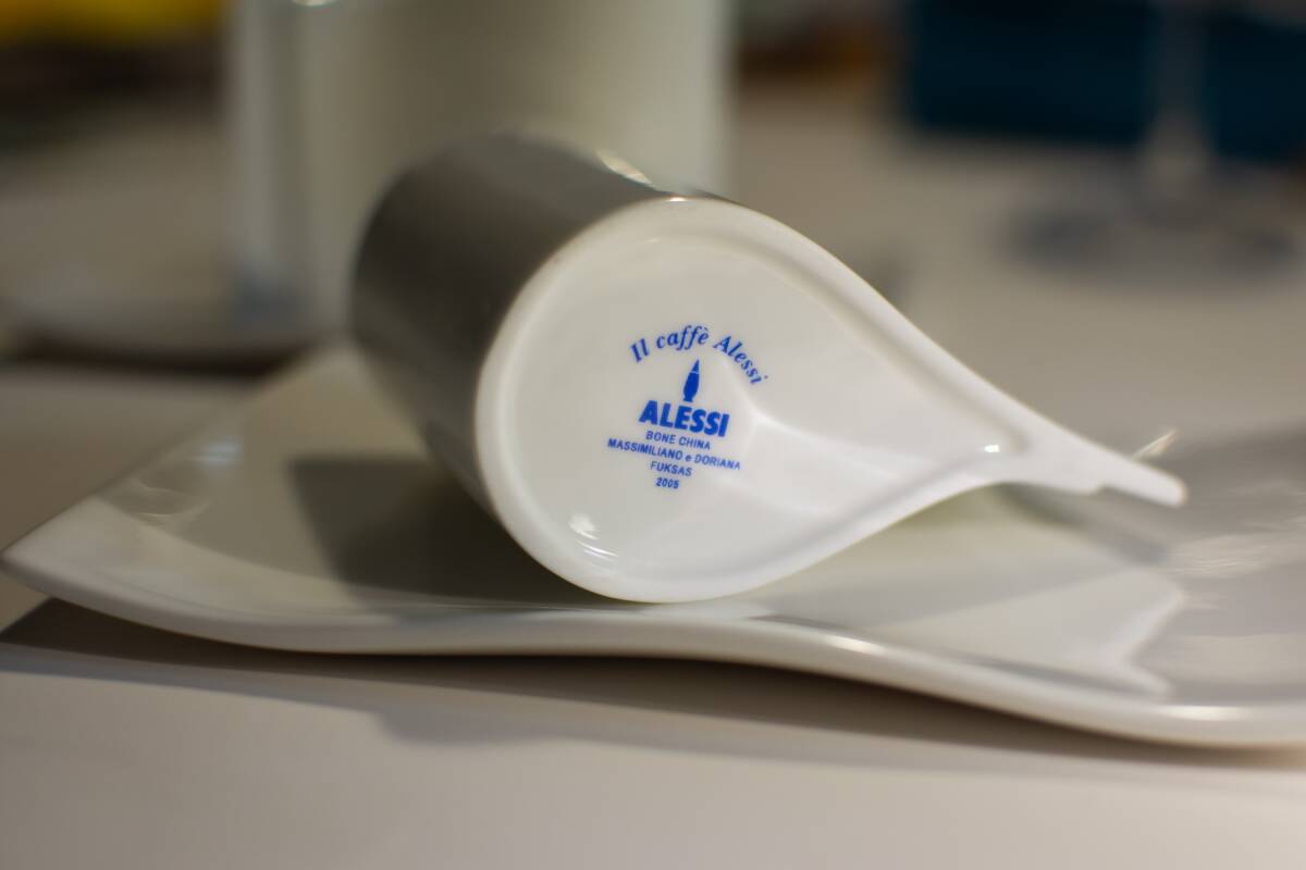 アレッシィ　ALESSI　デミタスカップ　ペアセット　エスプレッソ　コーヒーカップ　美品_画像2