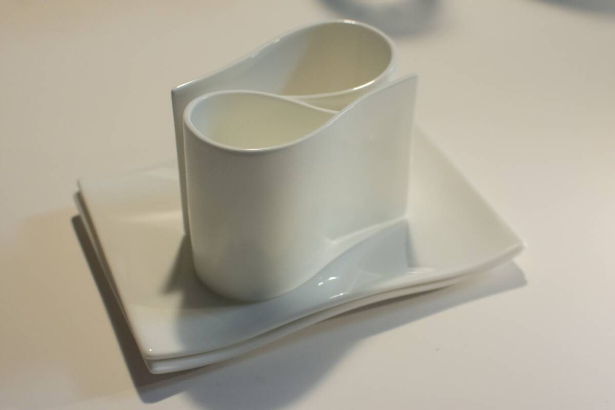 アレッシィ　ALESSI　デミタスカップ　ペアセット　エスプレッソ　コーヒーカップ　美品_画像7