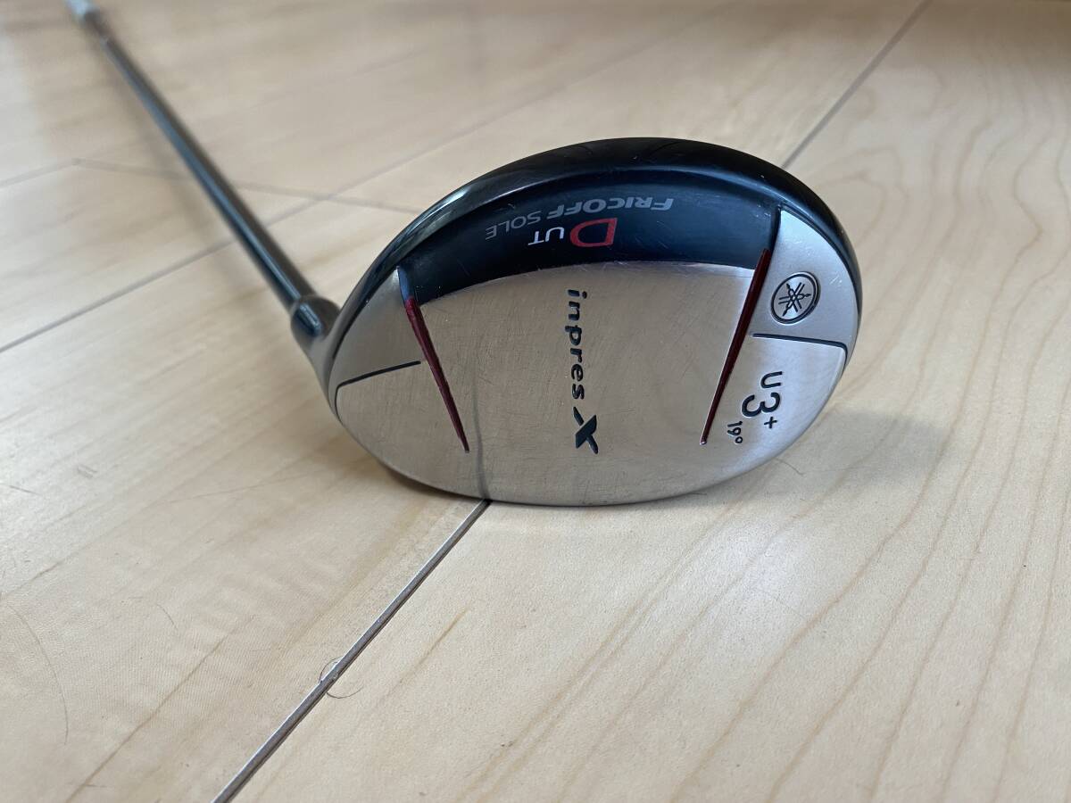 YAMAHA　inpres X D UT U3+　19°　中古_画像2