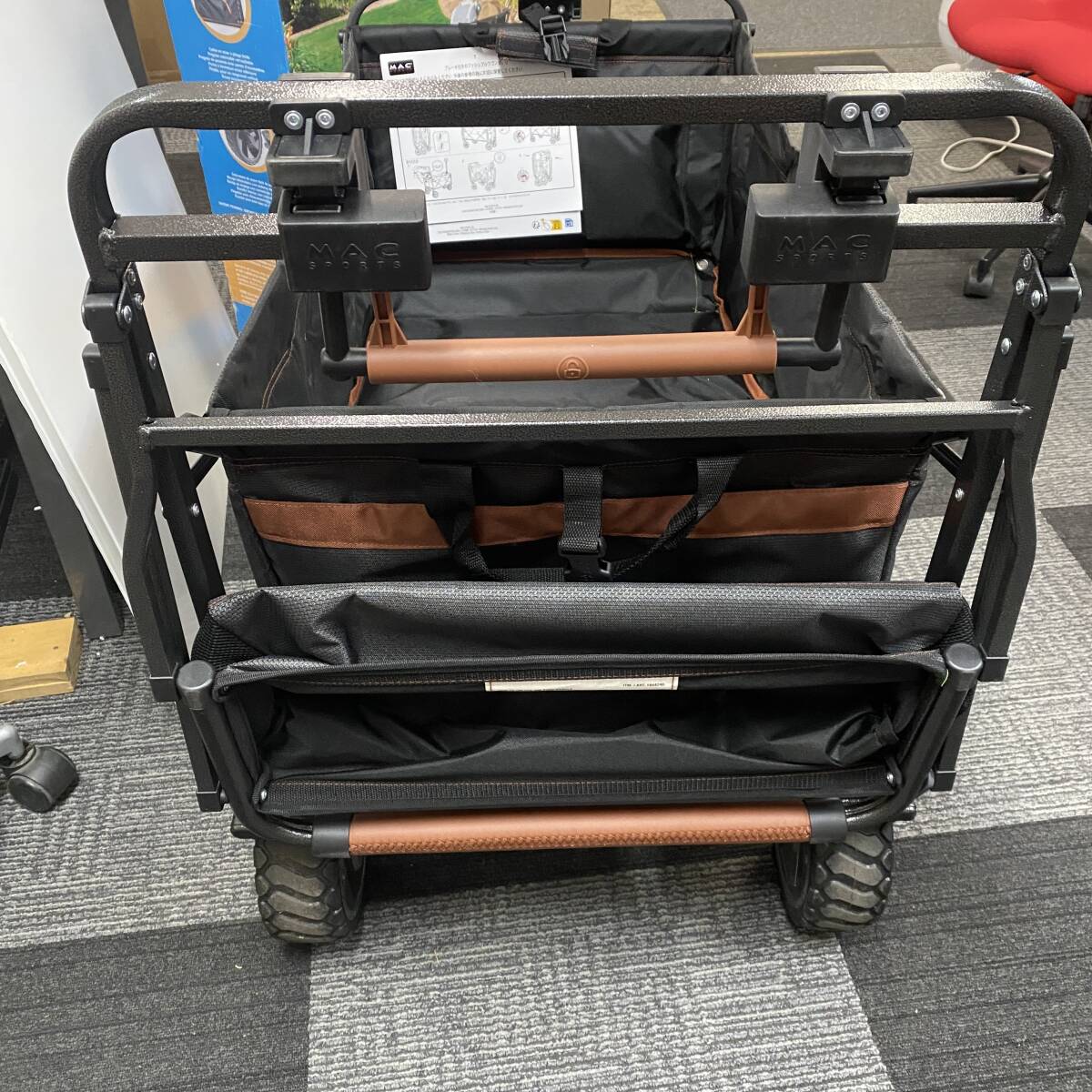 C240 MAC SPORTS PUSH POLL FOLDING WAGON 折り畳み式ワゴン_画像4