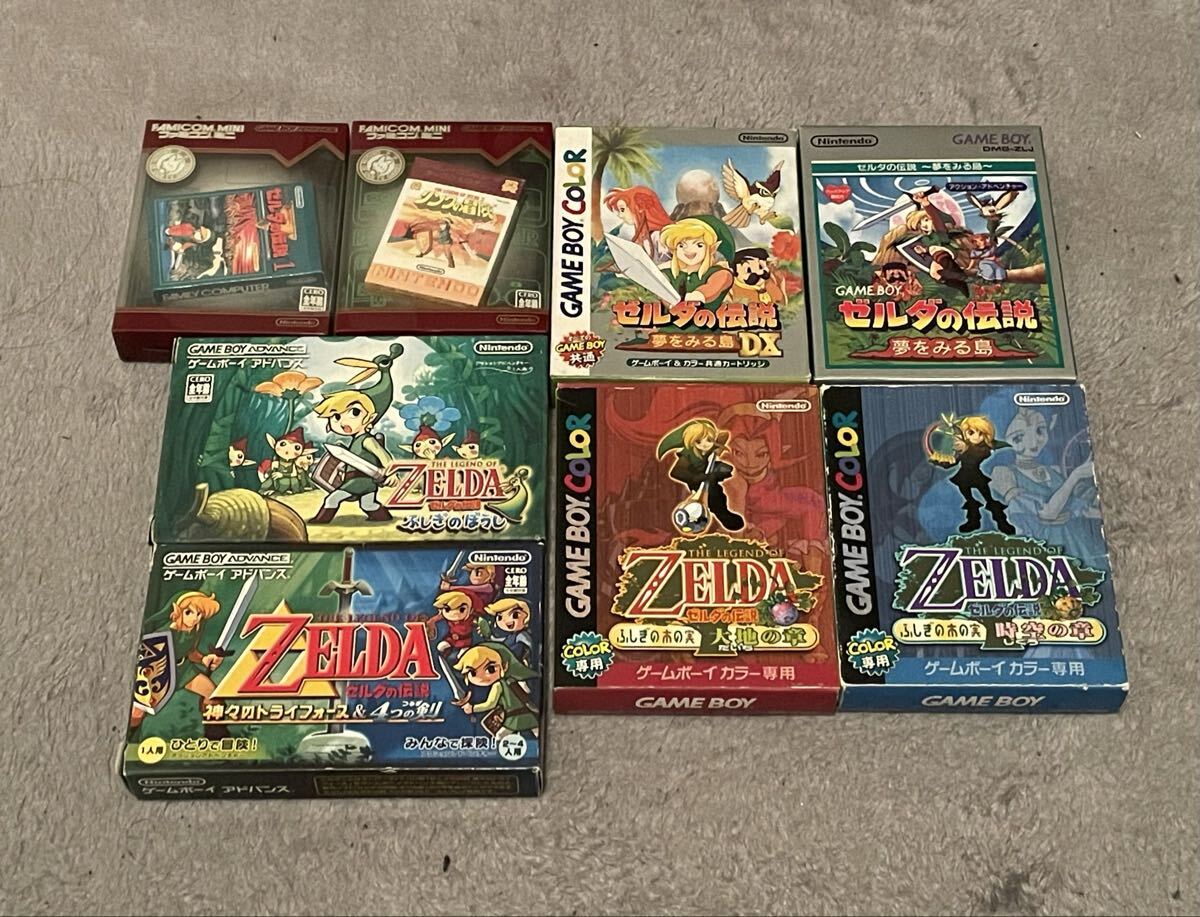 ゲームボーイ ゲームボーイアドバンス　まとめ売り ゼルダの伝説 ソフト GB GBC ふしぎの木の実 夢をみる島DX_画像1
