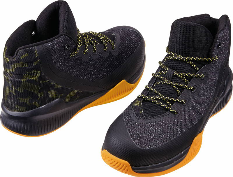 26.5cm 新品即決 Z-DRAGON セーフティシューズ ジードラゴン 自重堂 安全靴 作業靴 Z DRAGON スニーカー ミドルカット ブラック イエロー_画像2