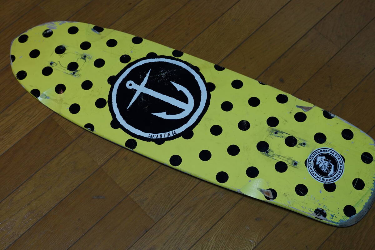 希少 スケートボード ヴィンテージ GREMMIE x CAPTAIN FIN SKATE DECK ビンテージ MADE IN USA Mitch Abshere GREMMIE skateboards スケボ_画像1