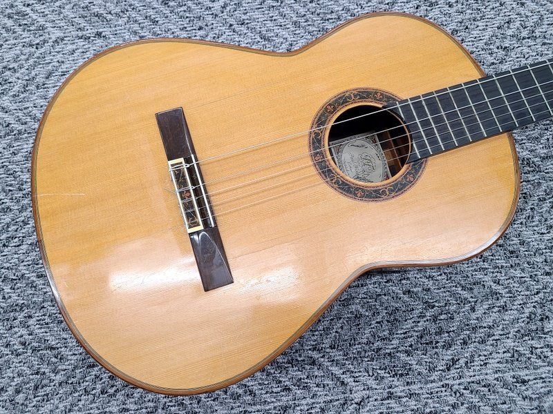 【ジャンク品】Paul Fisher クラシックギター ポールフィッシャー ケース付き 1円~ Y8894+_画像10