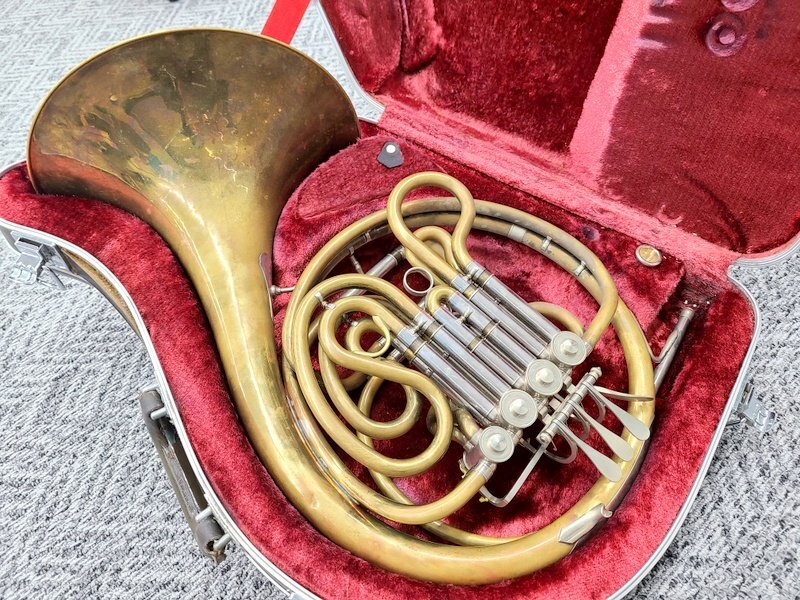 YAMAHA Custom YHR-861 フルダブルホルン ヤマハ カスタム ケース付き 1円~　Y8915-_画像1