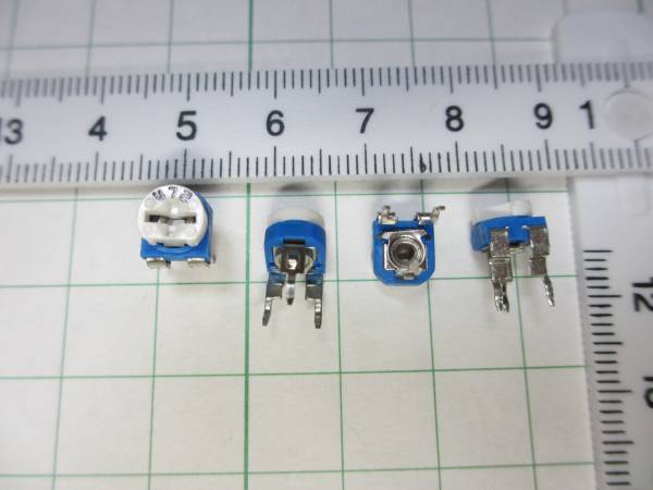 ☆☆半固定抵抗 100, 470, 1K, 4.7k, 10k, 20k, 47k, 100k, 500k☆☆_画像2