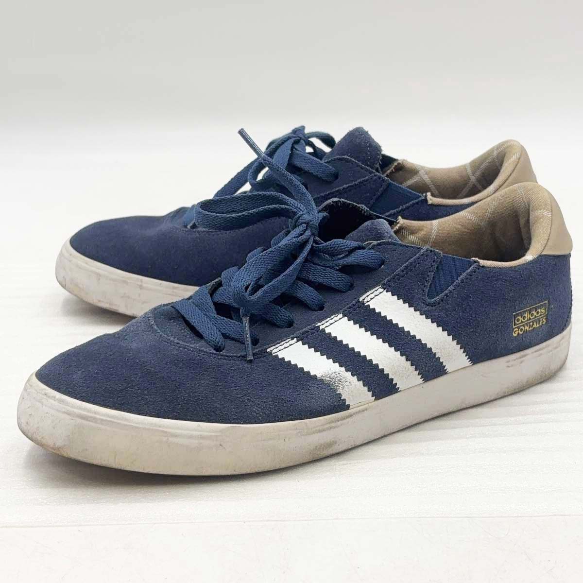 [ б/у ] Adidas GONZ PROgonz Pro 28cm темно-синий G98160 мужской ADIDAS спортивные туфли Mark *gon The отсутствует 