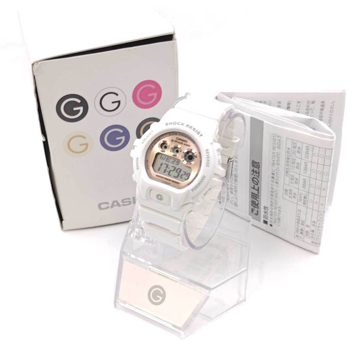 【中古】カシオ G-SHOCK mini ジーショックミニ ホワイト GMN-691-7BJF CASIO 腕時計 デジタル クオーツ 多機能_画像1