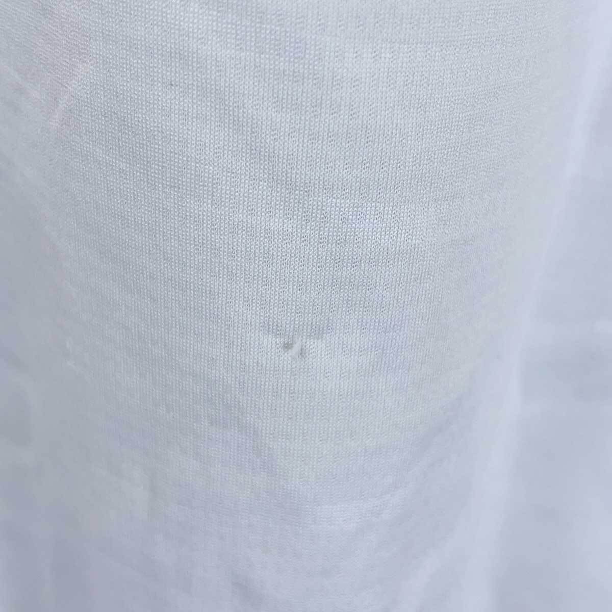 【中古】ケルメ プラクティスシャツ 半袖 XL ホワイト KELME サッカー フットサル プラシャツ_画像3