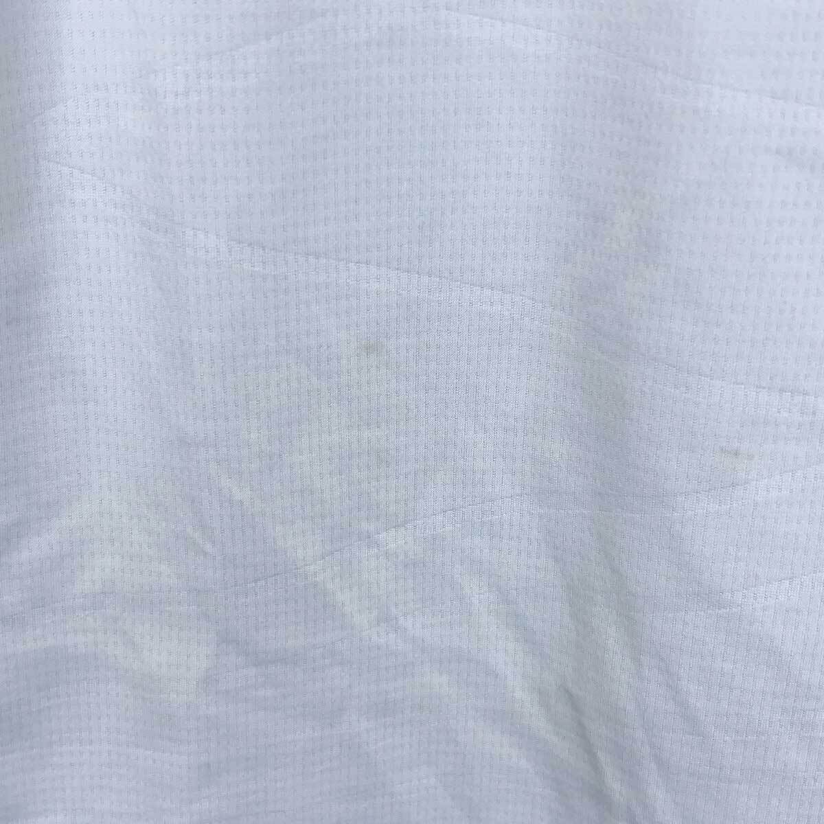 【中古】ケルメ プラクティスシャツ 半袖 XL ホワイト KELME サッカー フットサル プラシャツ_画像5