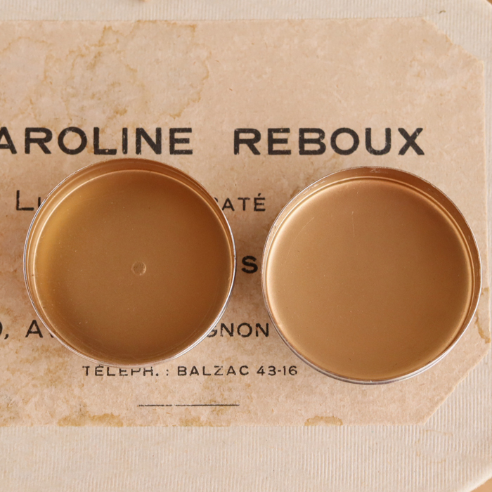 【826】フランス ヴィンテージ シルバープレート ピルケース 天使 トルコ石風カボション アンティークスタイル キューピッド ブロカント_画像4