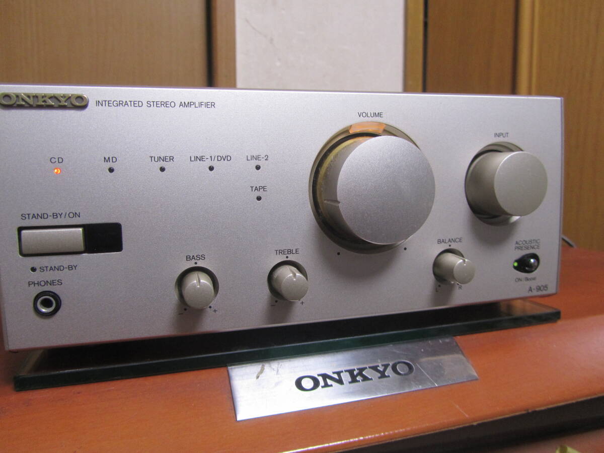ONKYO A-905　動作・状態良好_画像1