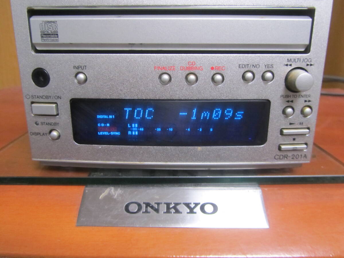 ONKYO CDR-201A 動作・状態良好トレーベルト交換済　リモコン付_画像2