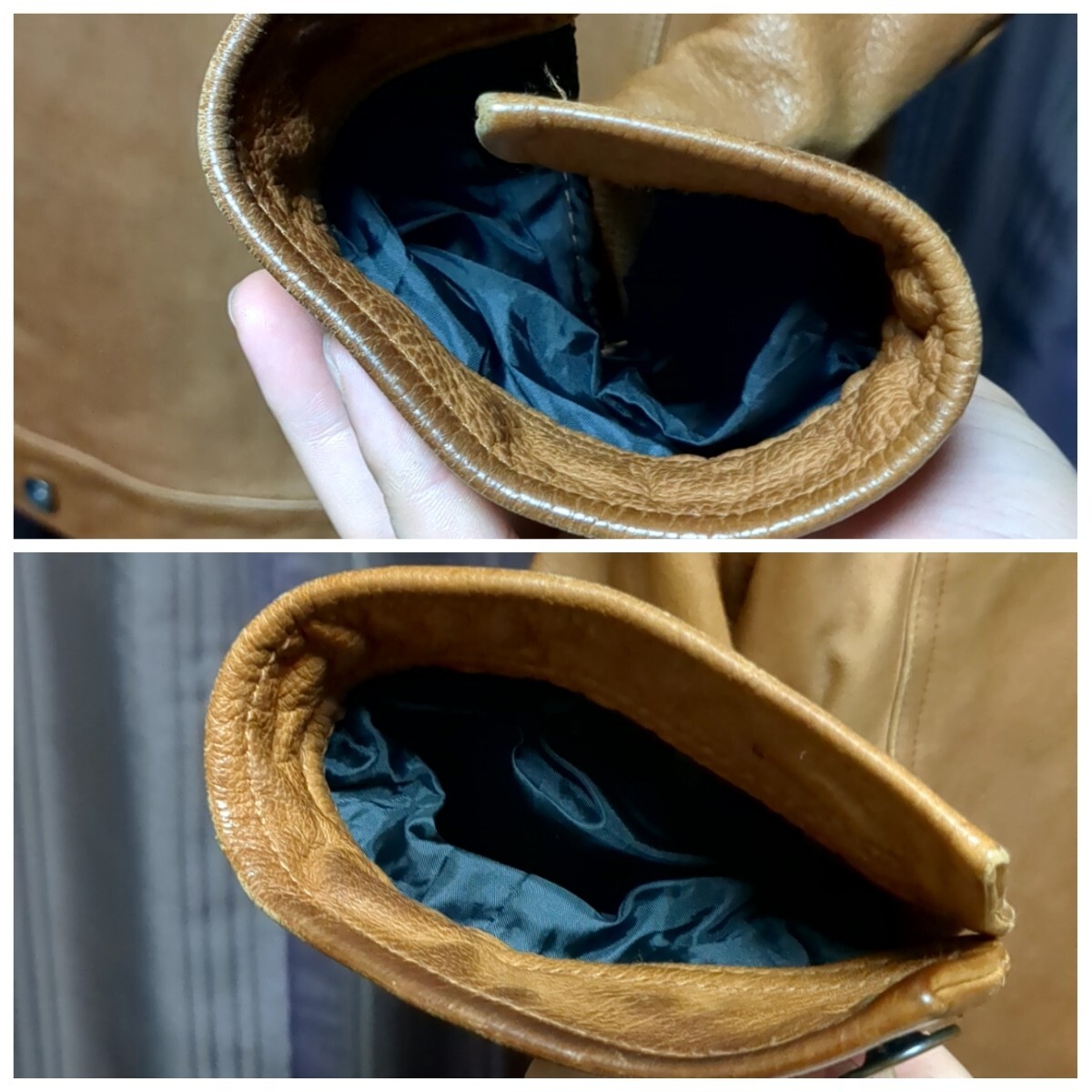 ■JACK ROSE■luv maison シングル レザージャケット 36 ブラウン ジャックローズ ラブメゾン ライダース 牛革_画像9