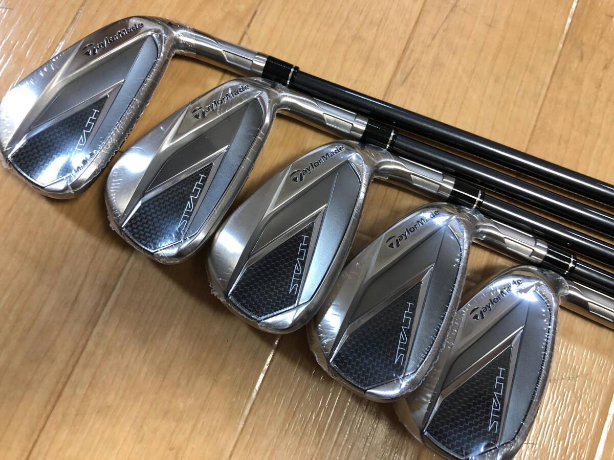 ・スピード発送 未使用 TaylorMade(テーラーメイド) STEALTH IRON アイアンセット TENSEI RED TM60 カーボンシャフト FLEX-S #6-9、PW_画像2