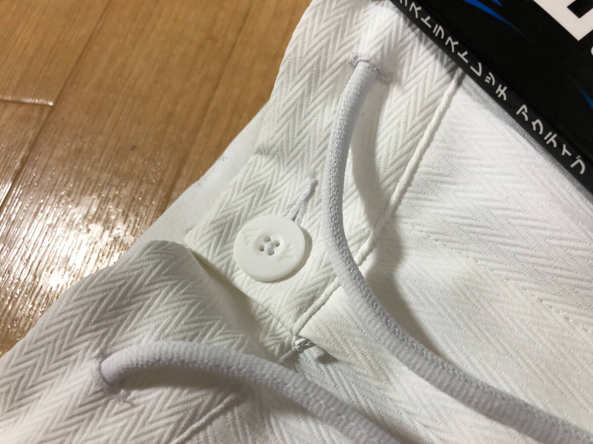 ・スピード発送 新品未使用 adidas Golf(アディダスゴルフ)秋冬 EX-Stretch 4WAYストレッチ 撥水カーゴアンクルパンツ JSC07(WHITE)88_画像3