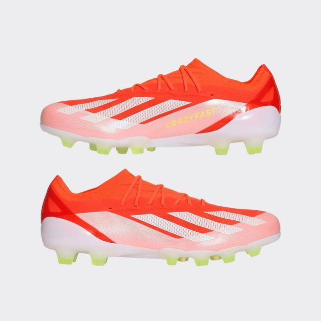 ・スピード発送 新品未使用 adidas トップモデル サッカースパイク IF0652(レッド×ホワイト)27.5CM X Crazyfast Elite HG/AG_画像2